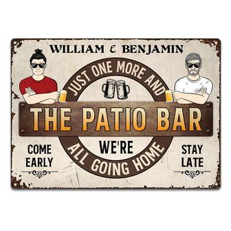 Patio Just One More Personalized Metal Sign - Backyard Gift - Thegiftio UK