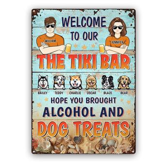 Tiki Bar Hope You Brought Alcohol Custom Metal Sign - Gift - Thegiftio UK