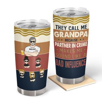They Call Me Grandpa Personalized Tumbler - Father Gift - Thegiftio UK