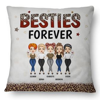 Besties Forever Chibi Personalized Pillow - Gift for Friends - Thegiftio UK