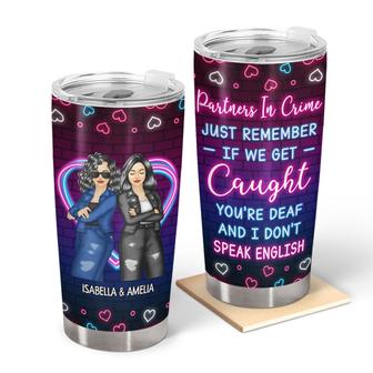 Bestie Partners In Crime Custom Tumbler - Gift for Besties - Thegiftio UK