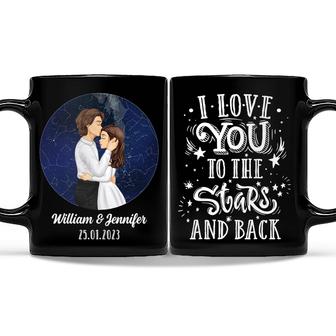 I Love You To The Star And Back Custom Mug - Gift for Couple - Thegiftio UK