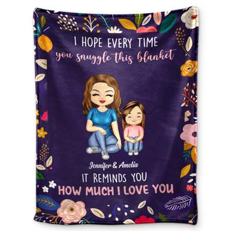 Grandparents Reminds You How Much I Love You - Gift For Grandkids, Grandparents - Personalized Fleece Blanket - Thegiftio UK