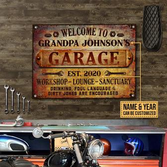 Auto Mechanic Drinking Are Encouraged Custom Metal Sign - Thegiftio UK