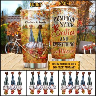 Autumn Bestie Pumpkin Spice Custom Tumbler - Gift for BFF - Thegiftio UK