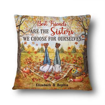 Personalized Autumn Bestie Choose For Ourselves Pillow - Thegiftio UK