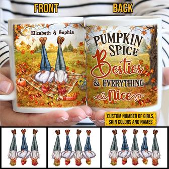 Autumn Bestie Pumpkin Spice Bestie Custom Mug - Gift for BFF - Thegiftio UK