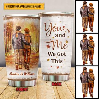 Autumn Couple We Got This Custom Tumbler - Couple Gift - Thegiftio UK