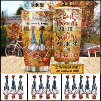 Autumn Bestie Choose Custom Tumbler - Gift for BFF - Thegiftio UK