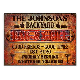 BBQ Backyard Bar & Grill Serving Whatever You Bring Custom - Thegiftio UK