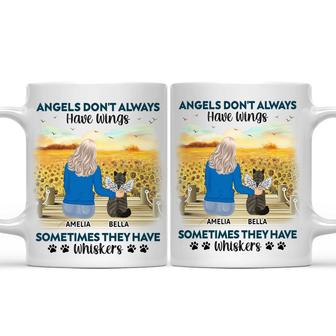 Angels Don't Always Have Wings Custom Mug - Memorial Gift - Thegiftio UK