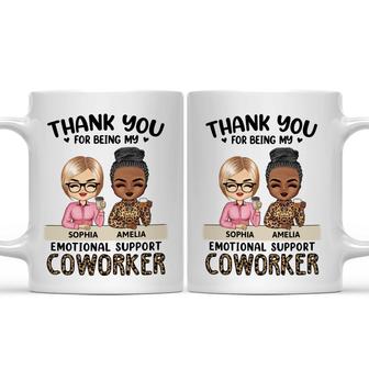 Thank You For Being My Emotional Coworker Custom Mug - Gift - Thegiftio UK