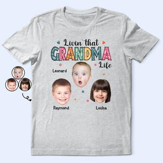 Living That Grandma Life Custom T-Shirt - Gift for Grandma - Thegiftio UK