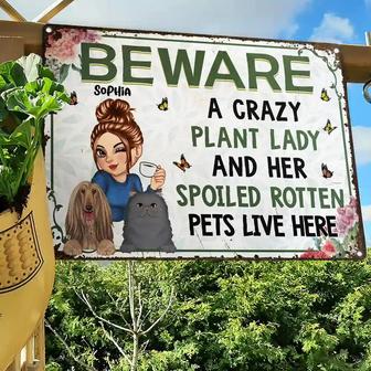 A Crazy Plant Lady & Her Spoiled Rotten Pets Live Here - Thegiftio UK