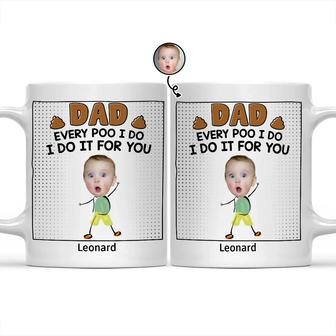 Every Poo I Do Kid Personalized Mug - Gift for Dad - Thegiftio UK