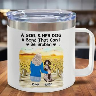 A Bond That Can't Be Broken Custom Tumbler - Dog Lovers Gift - Thegiftio UK
