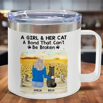 A Bond That Can't Be Broken Cat Custom Tumbler - Thegiftio UK