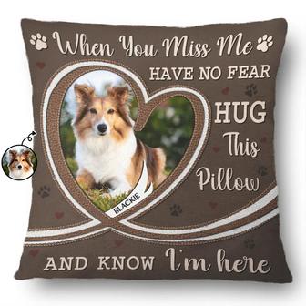 Hug This Pillow And Know I'm Here Custom Pillow - Gift - Thegiftio UK