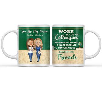 Work Made Us Colleagues Personalized Mug - Gift for Teacher - Thegiftio UK