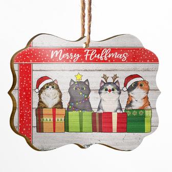 Merry Fluffmas The Only Gift You Need Custom Ornament - Gift - Thegiftio UK
