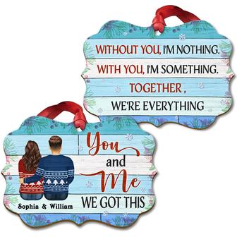 Without You I'm Nothing Custom Ornament - Christmas Gift - Thegiftio UK