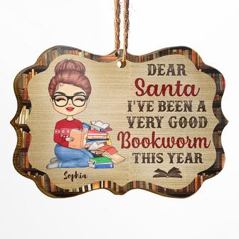 Dear Santa I've Been A Good Bookworm Custom Ornament - Gift - Thegiftio UK