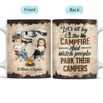 Let's Sit By The Campfire Personalized Mug - Couples Gift - Thegiftio UK