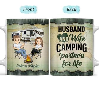 Camping Partners For Life Personalized Mug - Gift for Couple - Thegiftio UK