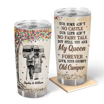 Our Home Ain't No Castle Personalized Tumbler - Camping Gift - Thegiftio UK