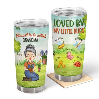 Loved By My Little Bugs Custom Tumbler - Gift for Women - Thegiftio UK