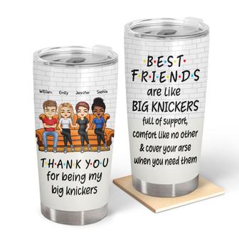 Best Friends Funny And Emotional Words Custom Tumbler - Gift - Thegiftio UK