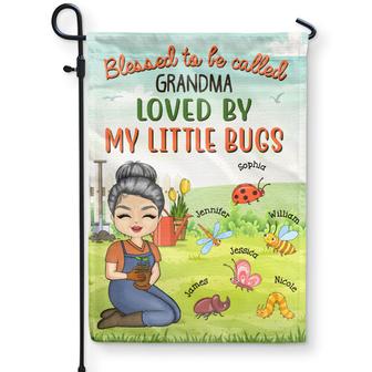 Loved By My Little Bugs Custom Flag - Gift For Women - Thegiftio UK
