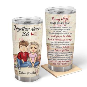 The One Who Needs You Till The End Custom Tumbler - Gift - Thegiftio UK
