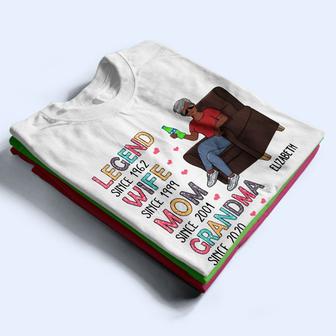 Legend Wife Mom Grandma Custom T-Shirt - Gift for Mother - Thegiftio UK
