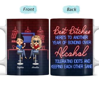 Here's To Another Year Custom Mug - Gift for Best Friends - Thegiftio UK
