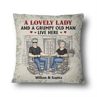 Family Couple A Lovely Lady And A Grumpy Old Man - Thegiftio UK