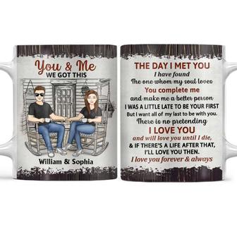 The Day I Met You Personalized Mug - Gift for Couples - Thegiftio UK
