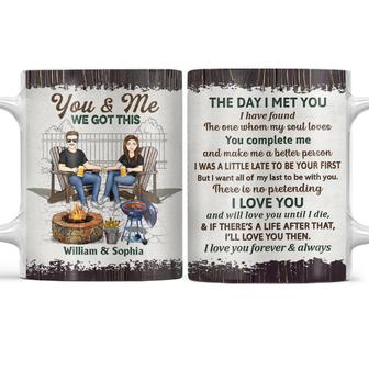 The Day I Met You Personalized Mug - Gift for Couples - Thegiftio UK