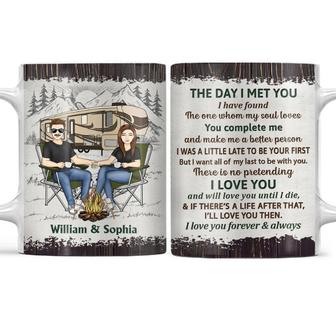 The Day I Met You Personalized Mug - Gift for Couples - Thegiftio UK