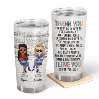 Thank You For Putting Up With Me Custom Tumbler - Thegiftio UK