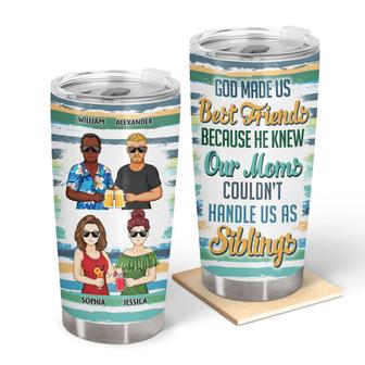 God Made Us Best Friends Custom Tumbler - Gift for Bestie - Thegiftio UK