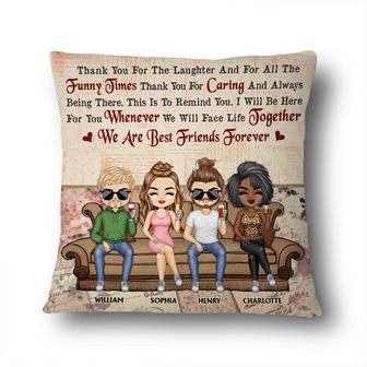 Thank You For The Laughter Personalized Pillow - Family Gift - Thegiftio UK