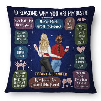 10 Reasons Why You Are My Bestie Personalized Pillow - Thegiftio UK