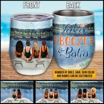 Bff Tumbler Custom Wine Tumbler - Gift for Friends - Thegiftio UK