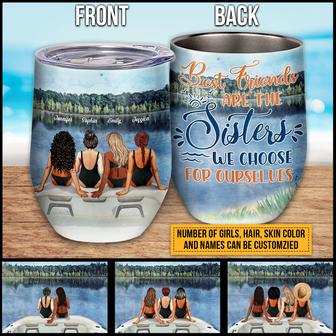 Bff Tumbler Custom Wine Tumbler - Gift for Friends - Thegiftio UK