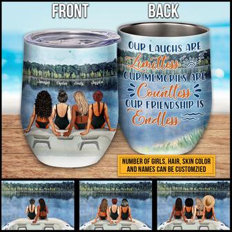 Bff Tumbler Custom Wine Tumbler - Gift for Friends - Thegiftio UK