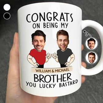 Congrats On Being My Brother Custom Mug - Gift for Brothers - Thegiftio UK