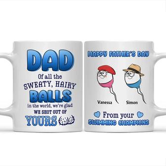 Dad We're Glad We Shot Out Of Yours Custom Mug - Thegiftio UK