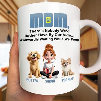 There's Nobody I'd Rather Custom Mug - Gift for Dog Lovers - Thegiftio UK