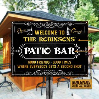 Bar Second Shot Custom Metal Sign - Gift for Bar Enthusiasts - Thegiftio UK